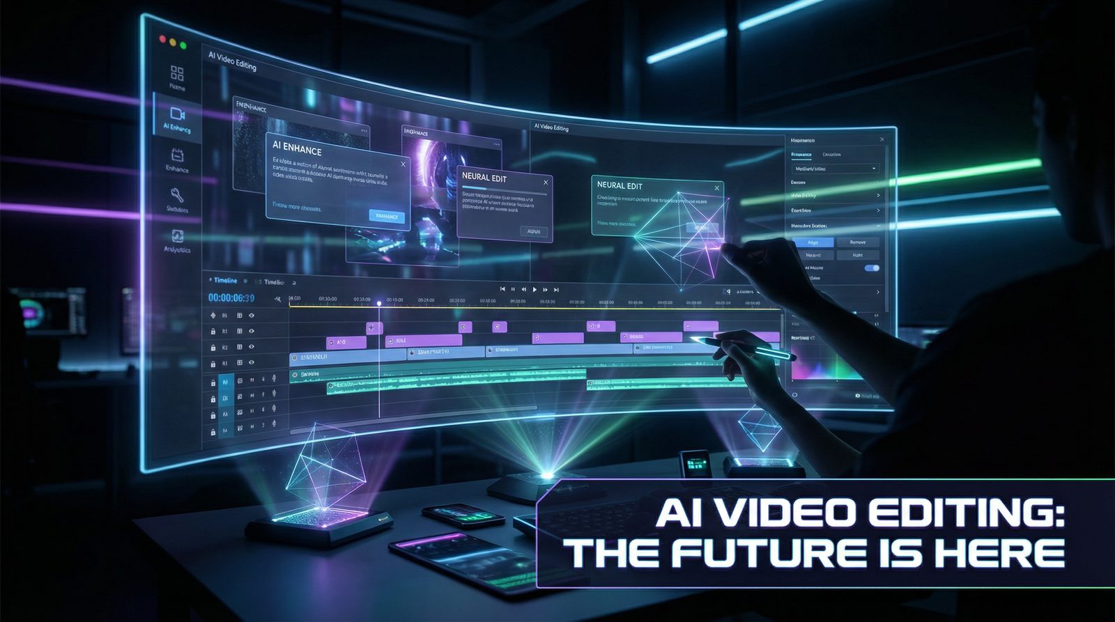 探花 AI视频剪辑演示